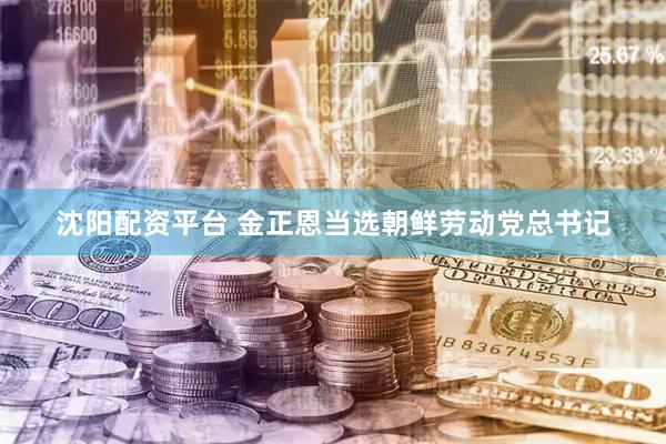 沈阳配资平台 金正恩当选朝鲜劳动党总书记